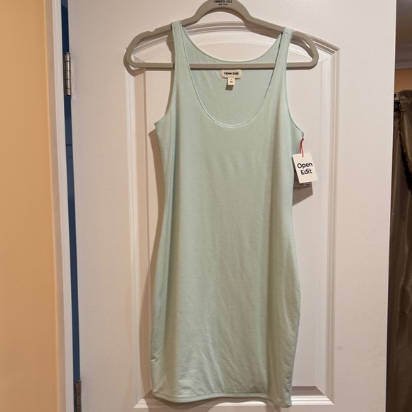 Open Edit Mint Green Tank Dress - Picture 1 of 2